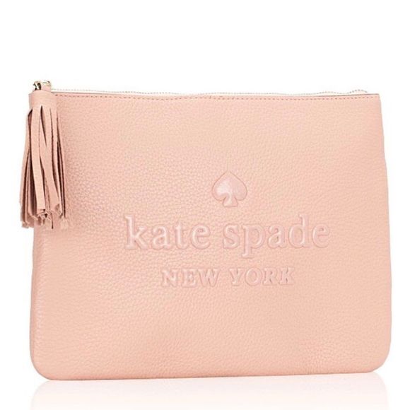 ▫️Kate Spade Sienna Logo Tassel Clutch Cosmetic - Picture 2 of 5